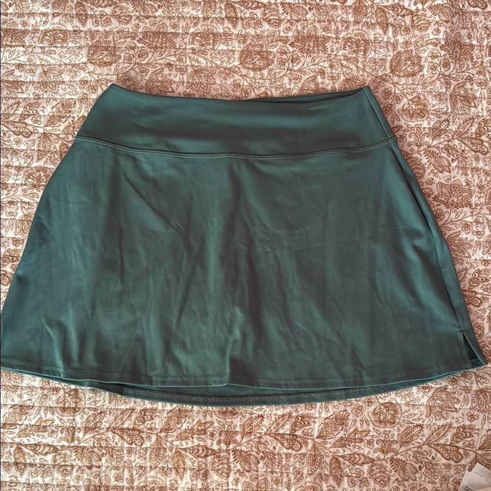 Green Women's Active Skirt Emerald Tennis Skirt Active Skort Size M